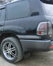 Стопы (фары) диодные для Toyota Land Cruiser 100 (хром, тонированные)