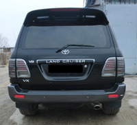 Стопы (фары) диодные для Toyota Land Cruiser 100 (хром, тонированные)