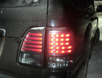 Стопы (фары) диодные для Toyota Land Cruiser 100 (черные)