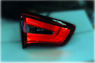 Стопы (фары) «BMW Style» Kia Sportage 3 R (тонированные, красные)