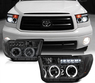 Фары тюнинг Toyota Tundra 2007-2013 (черные)