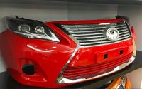 Бампер передний + решетка на Toyota Corolla 140 / 150 в стиле Lexus