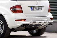 Диффузор заднего бампера AMG для Mercedes ML W164