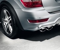 Катафоты в задний бампер AMG для Mercedes ML W164