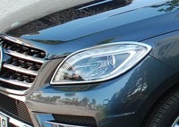 Хромированные накладки на фары Schatz для Mercedes ML W166