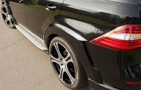 Накладки на боковые подножки Carlsson для Mercedes ML W166