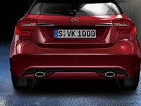 Диффузор заднего бампера для Mercedes A-Class W176