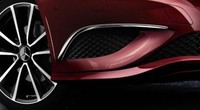 Хром накладки на передний бампер для Mercedes A-Class W176