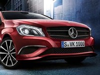 Накладка на передний бампер для Mercedes A-Class W176