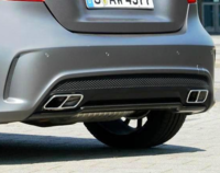 Задний диффузор с насадками A45 AMG для Mercedes A-Class W176