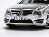 Передний бампер AMG для Mercedes C-Class W204 (03/11-)