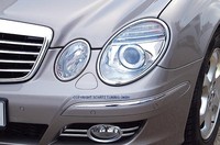 Хромированные накладки на фары Schatz для Mercedes E-Class W211