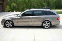 Пороги AMG для Mercedes E-Class W211