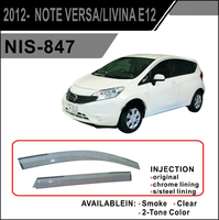 Ветровики - дефлекторы окон Nissan Note E12 12- (TXR Тайвань) 