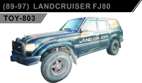 Ветровики - дефлекторы окон Toyota LAND Cruiser 80 1990-1998 (TXR Тайвань)