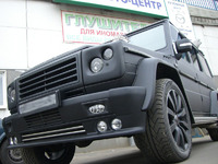 Накладка на бампер «Brabus» на Mercedes G-class