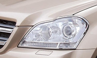 Хромированные накладки на фары Schatz для Mercedes GL X164