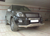 Защита переднего бампера (дуга) Toyota Land Cruiser Prado 120