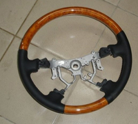 Руль Toyota Land Cruiser 100 / Toyota Land Cruiser Prado 120 (светлое дерево)